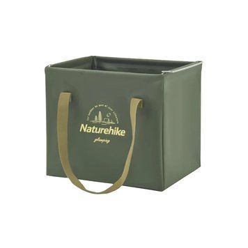 Складаний контейнер для води з ПВХ Naturehike CNH22SN002, 20л, темно-зелений AM-6927595794951 фото